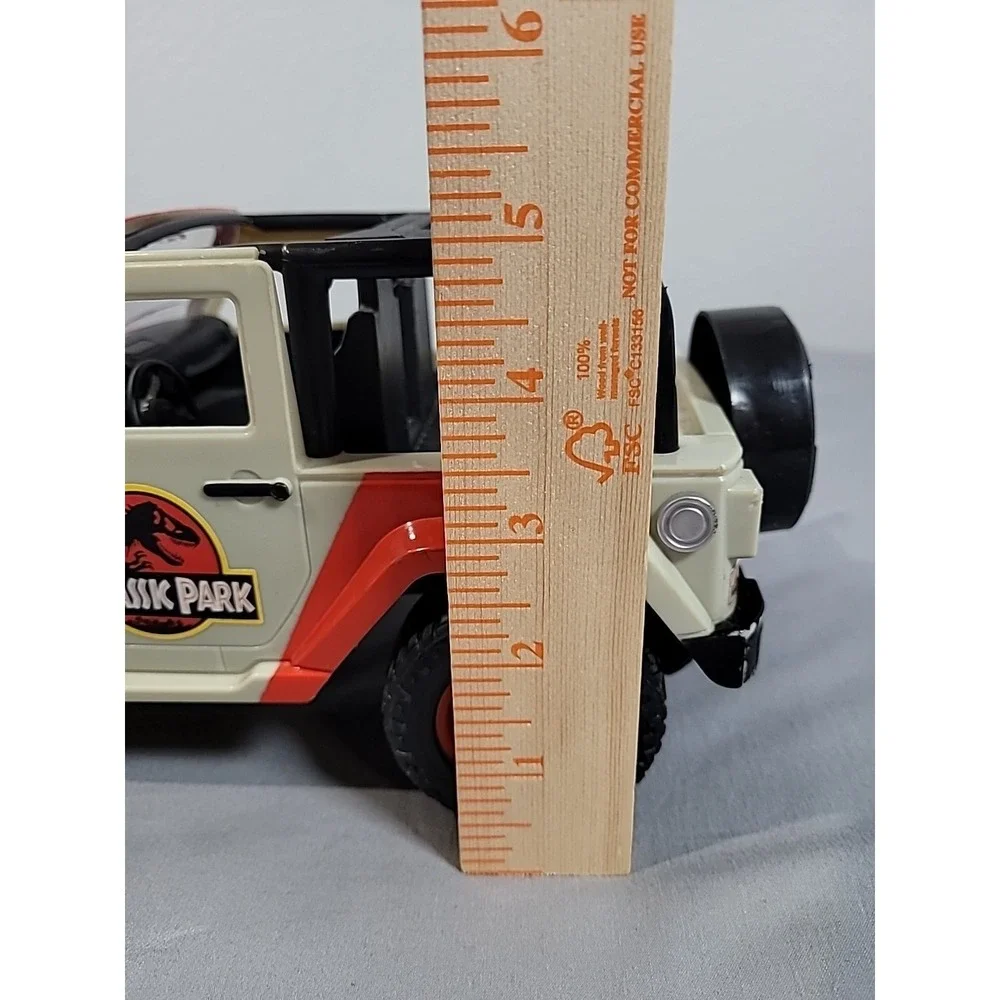 2021 Jada Jurassic Park Jeep Wrangler R/C UNTESTED!! NO‎ REMOTE